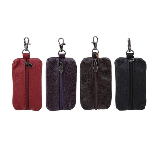 leather coin purse keychain